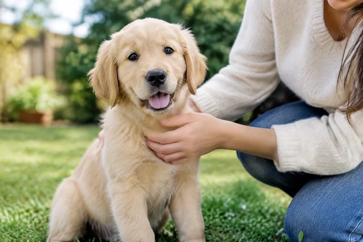Comment choisir un chiot golden retriever en bonne santé